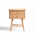 Metal side table with a single drawer measuring 40 x 40 x 60cm