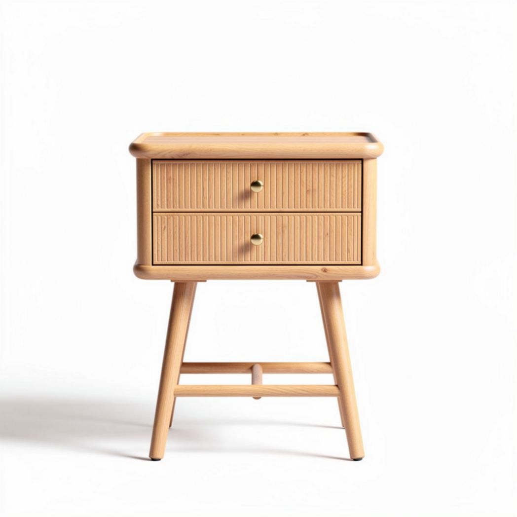 Metal side table with a single drawer measuring 40 x 40 x 60cm